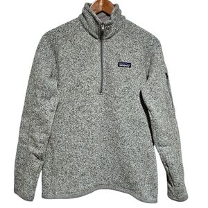 Patagonia Better Sweater 1/4-Zip Fleece Birch White Size Medium